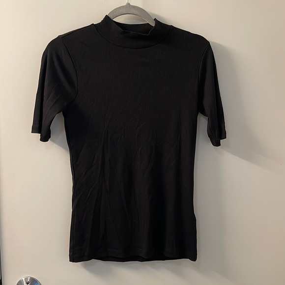 Madewell NWT mock turtleneck short sleeve - Picture 1 of 4